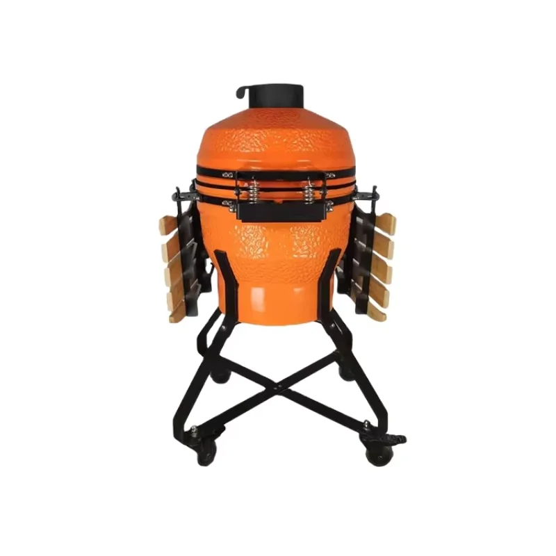 KIMSTONE 16 Inch Top Sale Tabletop Series Solar Cooker Smoker Kamado Grill for Outdoor Cooking