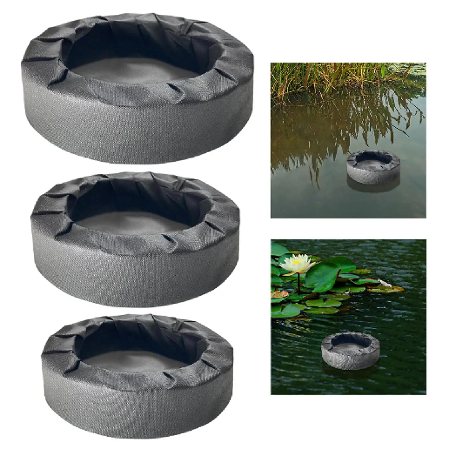 Floating Pond Planter Versatile Stylish Garden Water Features and Decoration
