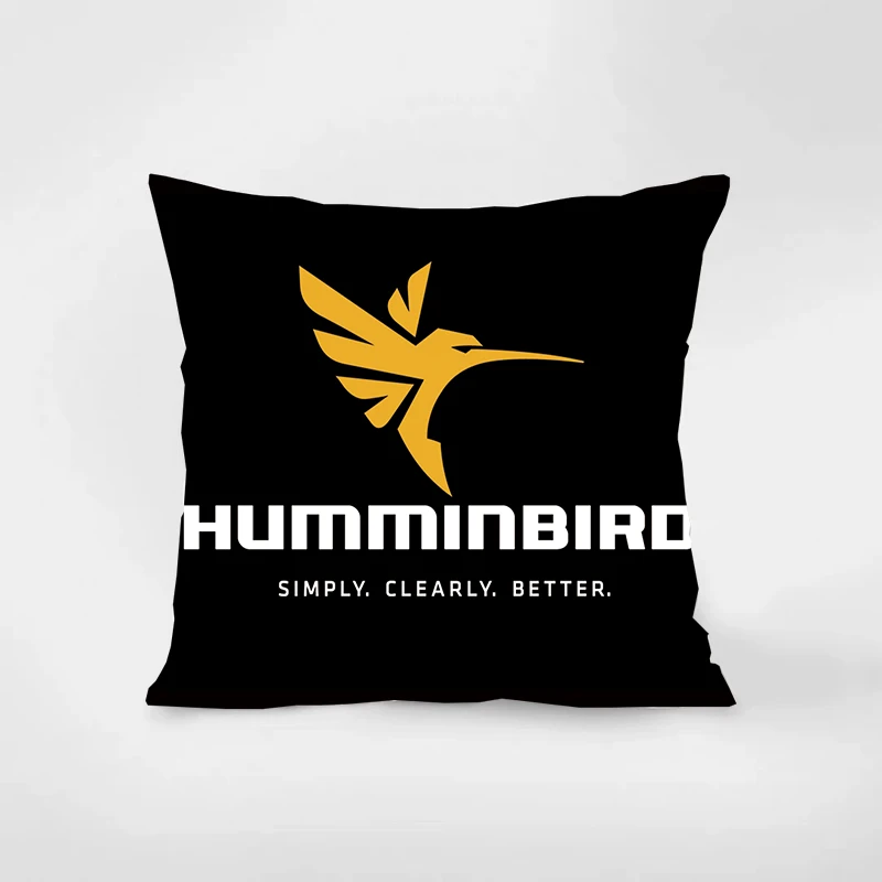 Humminbird Pillow cover home decoration gift sofa car super soft cushion square pillowcase chair pillowcase 025