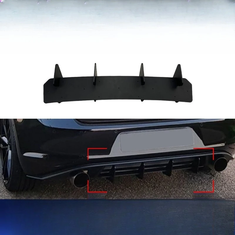 

Подходит для Volkswagen Golf 7.5 GTI 2017-19 Заднее лезвие Задняя губа Модификация лезвия заднего спойлера