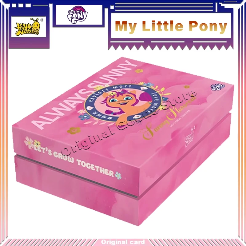 

Карточка My Little Pony Brick G5 Sunny Starscout Time, подарочная коробка, оригинальные коллекционные карты аниме KAYOU, подарки для детей