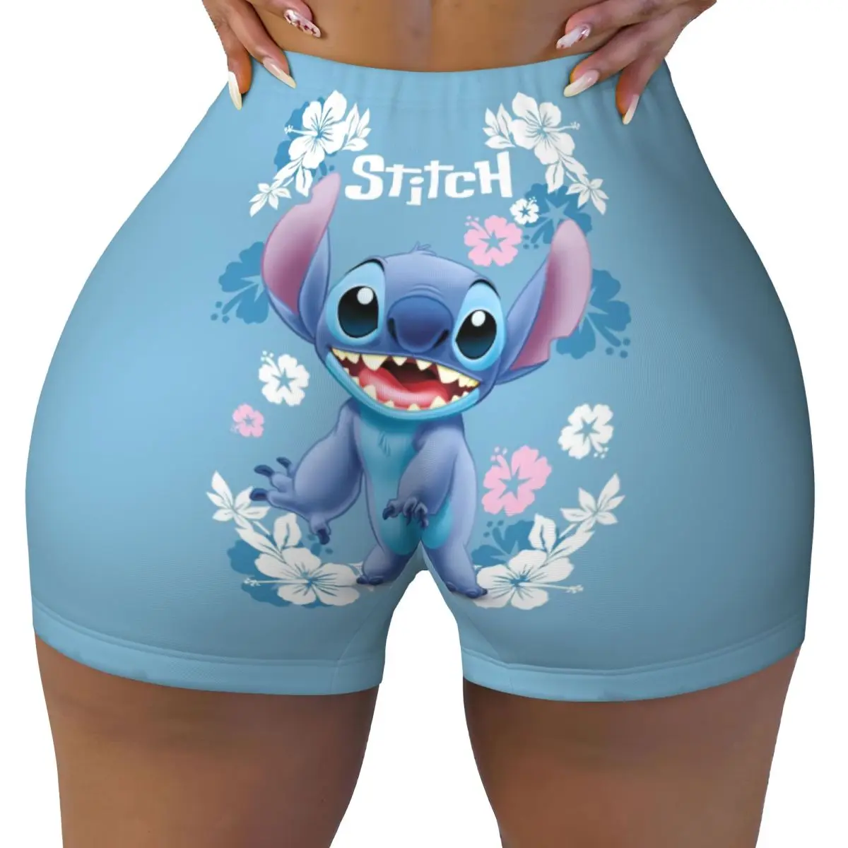 

Женские шорты с забавными вышивками для приключений, аниме, шорты для йоги, спортивные шорты для спортзала, волейбола, байкера