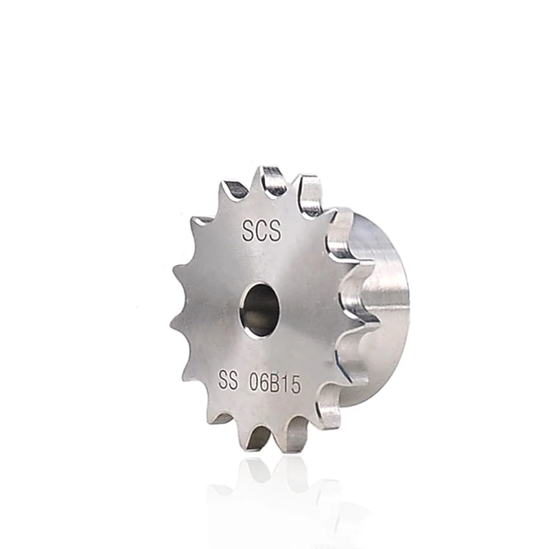 1pcs 304 Stainless Steel Chain Sprocket 06B/08B/10A/12A 10-25 Teeth Industrial Drive Sprocket Gear Chain Chain Pinion