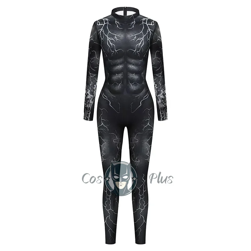 بدلة فينوم ضد الرجل العنكبوت التأثيرية للهالوين فينوم 3 بدلة تنكرية للرجال والنساء أزياء حفلات توم هاردي للجنسين بدلة زنتي