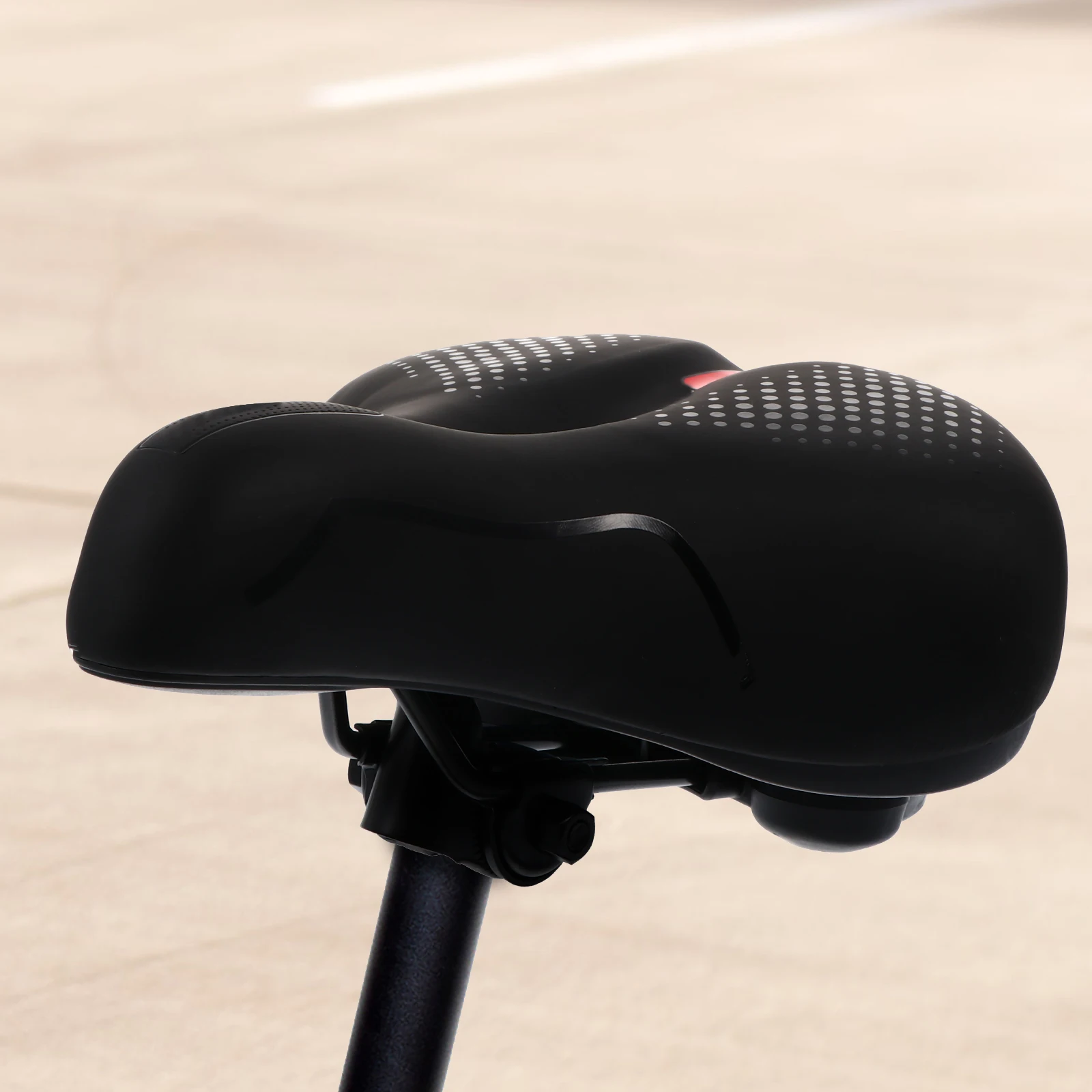 

Bicycle Seat Bike Saddle Waterproof Breathable PU Mountain Bike Cushion Thickened Cycling Accessory Reflective Night