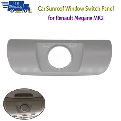 Sunroof Window Control Switch Panel Beige for Renault Megane Scenic Laguna 2002-2015 Plastic Car Accessories replace 8200119893