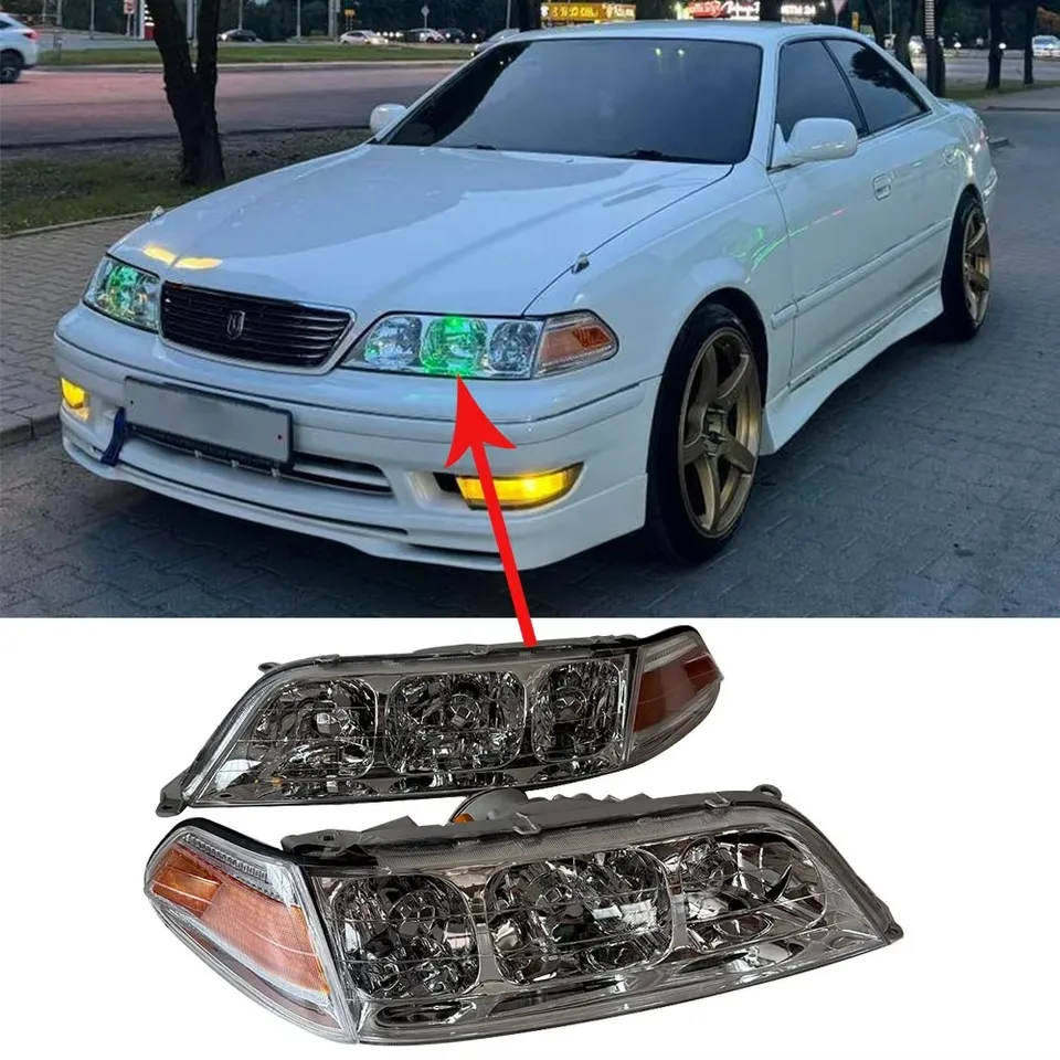 jzx100マークIIヘッドライト トヨタ マークII ヘッドライト GX100 JZX100 1996 1997 1998 1999 2000