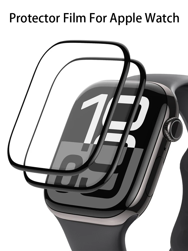 1-5PCS Screen Protector for Apple Watch 10 9 8 7 6 5 40MM 41MM 42MM 44MM 45MM 46MM Not Tempered Glass Film IWatch Ultra 2 49MM