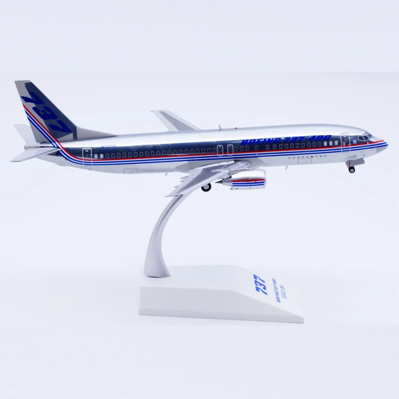 XX20389 Alloy Collectible Plane Gift JC Wings 1:200 Boeing "House Color" B737-400 Polished Diecast Aircraft JET Model N73700