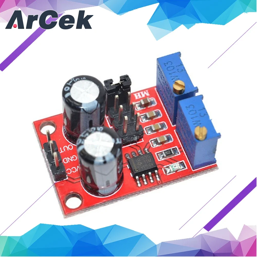 1PCS NE555 Pulse Frequency, Duty Cycle Adjustable Module,square/rectangular Wave Signal Generator,stepping Motor Driver