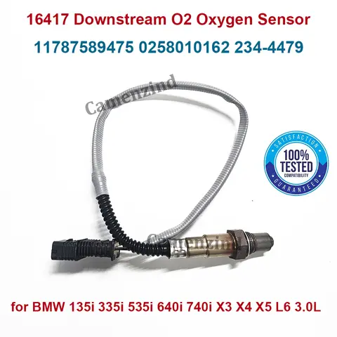 11787589475 0258010162 234-4479 16417 Downstream O2 Oxygen Sensor for BMW 135i 335i 535i 640i 740i X3 X4 X5 L6 3.0L 250-24991