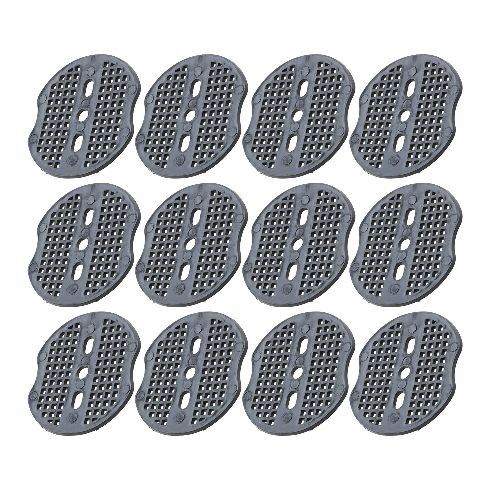 100pcs Black Plastic Landscape Staples Gaskets Garden Stakes Gaskets Garden Stakes Pads for Barrier Create Sturdier Holding