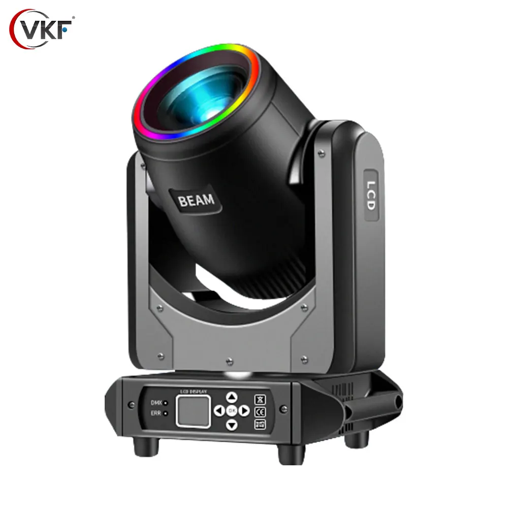 150W Moving Head Beam Light DMX512 Control Stage Spotlight For Disco DJ Wedding Nightclub Atmosphere Effect  Pattern Lighting