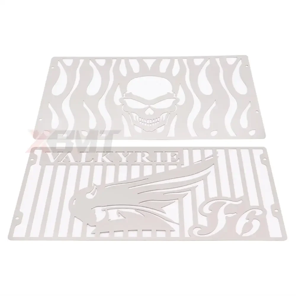 

Motorcycle Skull Eagle Stainless Steel Radiator Grille Cover Guard Protector For Honda Valkyrie GL1500 GL 1500 All Years