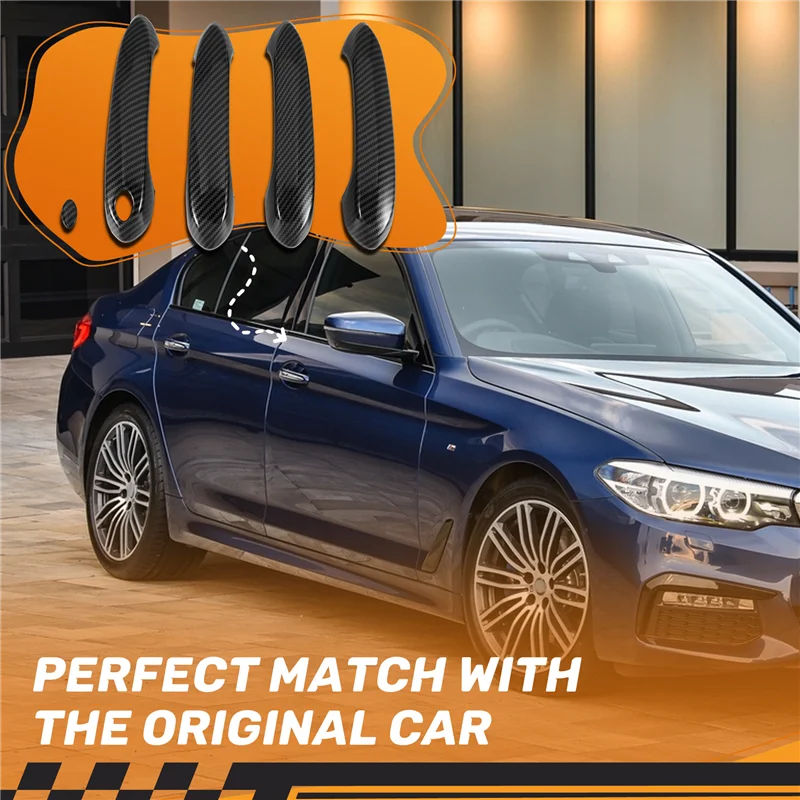 A30F-ألياف الكربون خارج غطاء مقبض الباب الخارجي الكسوة ل-BMW 3 5 6 سلسلة G20 G30 G31 G32 G01 G02 G05 G06 X3 X4 X5 X6 X7