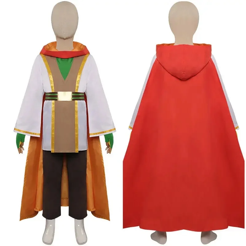 c;4,h'6e/7;Aventuras de los Jóvenes Jedi Lys Nubs Traje de Cosplay con Top, Pantalones y Capa para Halloween, Mascarada, Carnaval Pab;6,k'8s.9/