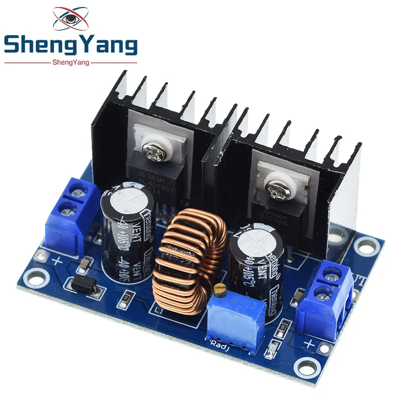 TZT XH-M404 DC 4-40V 8A 200W Voltage Regulator Module Digital PWM Adjustabl DC-DC Step Down Voltage Regulator DC XL4016E1