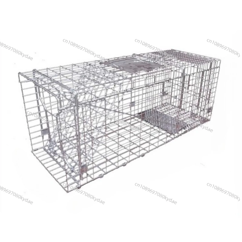 

Большая складная ловушка для крыс из нержавеющей стали, автоматическая многоразовая ловушка для животных для дома и сада