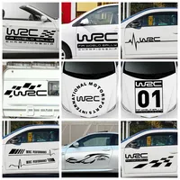 WRC Stickers Ussr Decals Car Full Body Head Cute, Accessories Cover Scratches Personality, Decoration Products Sticker PVC Cute,