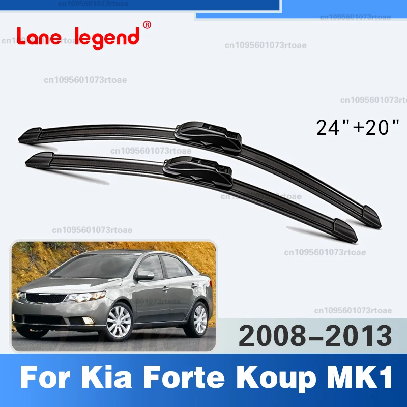 

Wiper Front Wiper Blades For Kia Forte Koup MK1 2008 - 2013 Windshield Windscreen Window Car Rain Brushes 24"+20" 2009 2010 2011