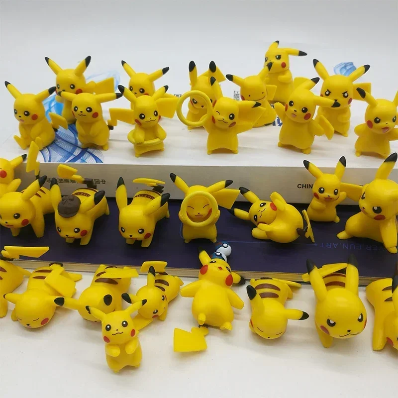 Gashapon Capsule Toy Pokemon Verious Pikachu Action Figure Pocket Monster Figurine Kids Birthday Gifts Table Ornaments