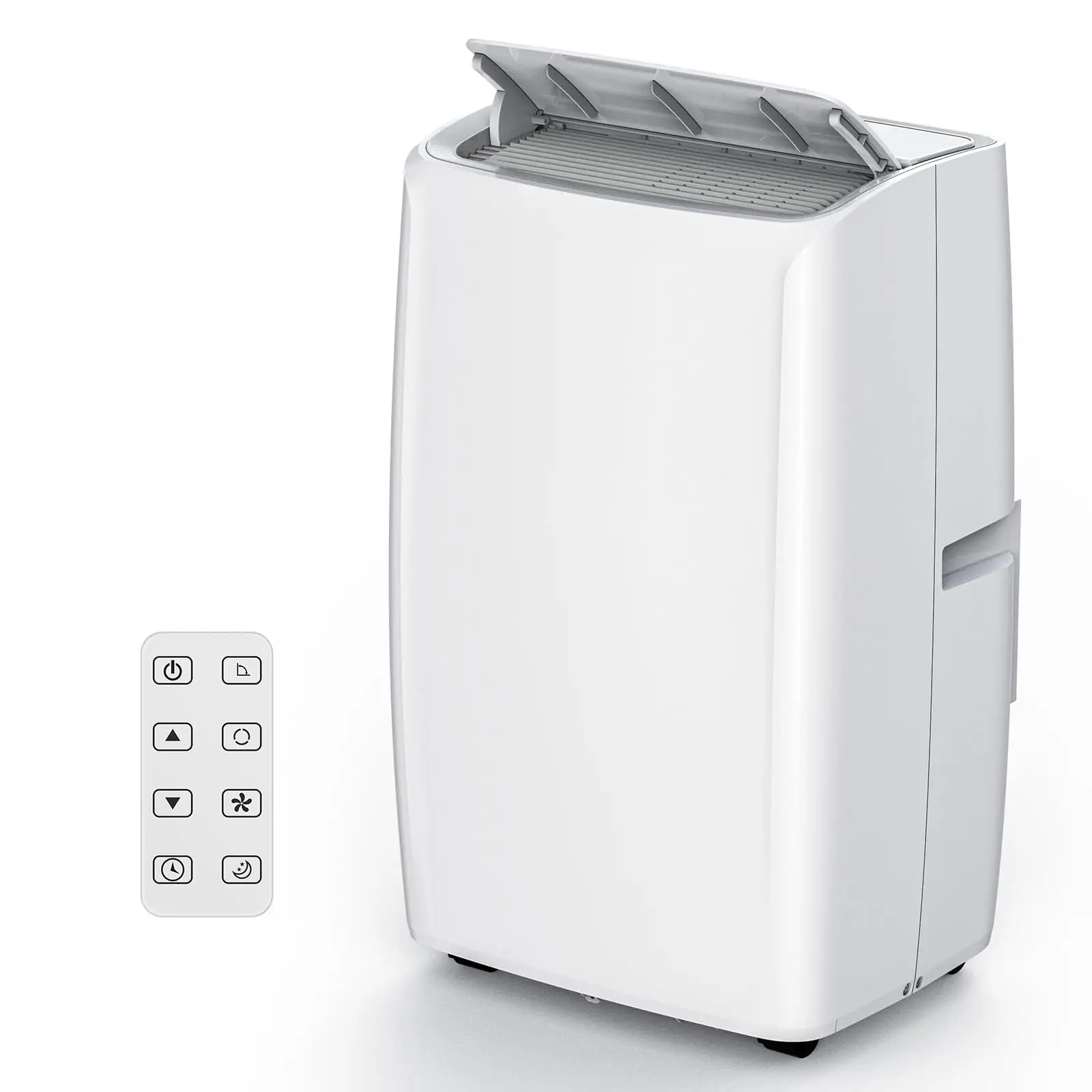 

Портативный кондиционер 3-в-1, мобильный кондиционер мощностью 14000 BTU с функцией осушителя воздуха, вентилятором, 24-часовым таймером, пультом дистанционного управления, охлаждает до 750 кв. футов. Фут