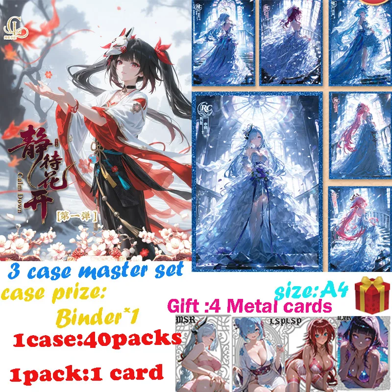 

ChunAi Card Club"JINGDAIHUAKAI" Acrylic A5 Board Rare Collection Sexy Waifu Cards ACG Girls Booster Box Hobbies Gifts