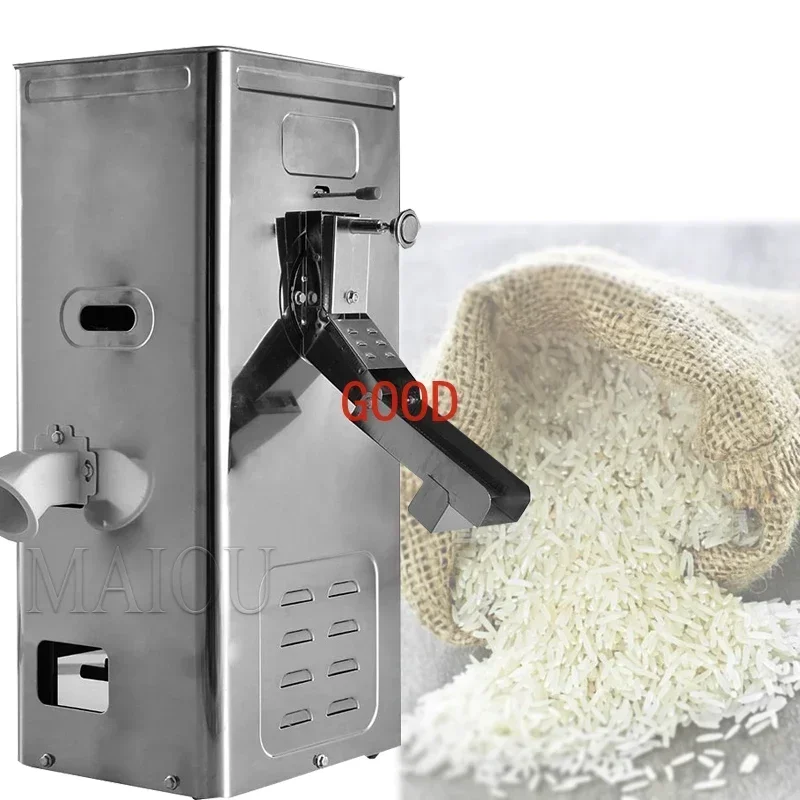 Mini molino de arroz automático de 2,2 kW, máquina de molienda y pelado de alta capacidad, 2800 RPM, descascarillador de granos eléctrico, máquina pulidora de granos, 220V