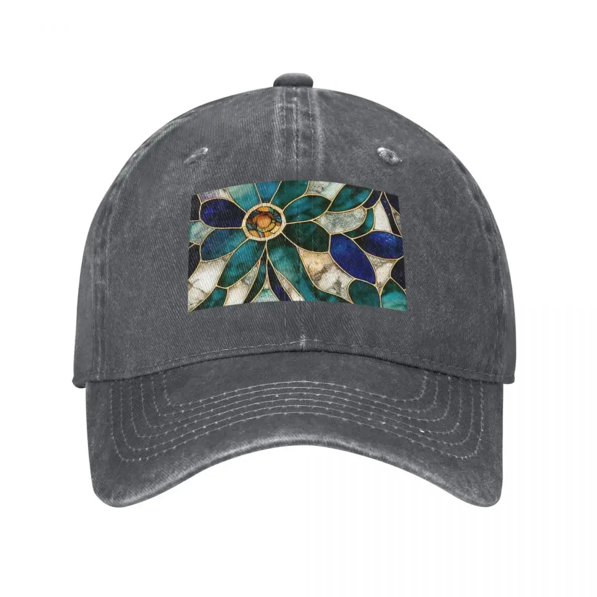 Stained Glass Flower Baseball Cap Designer Hat Hat men Women's Beach Visor Men's