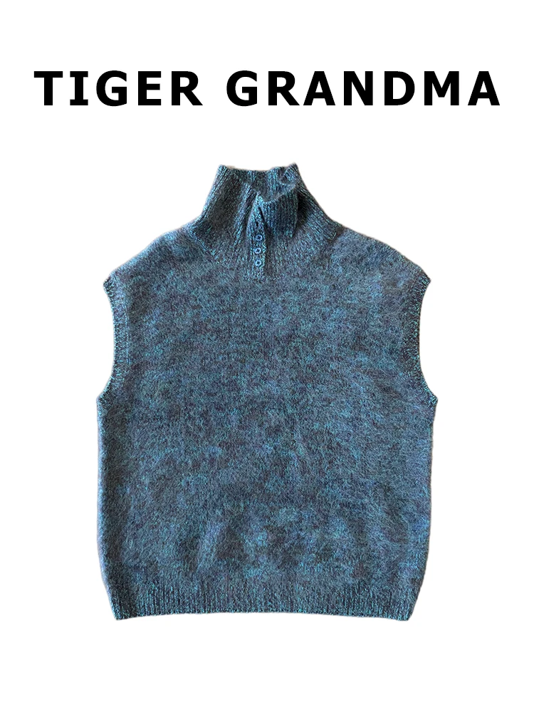 

Soft Fce Warmth 00% австралийская шерсть пушистый вязаный жилет женский свитер жилет удобный крой прямой Sle без све