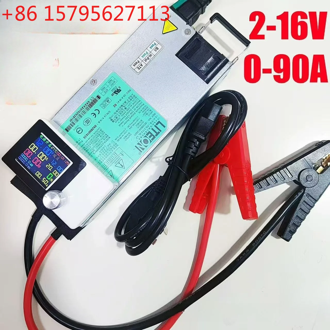 1100w car programming  lithium iron phosphate  lead-acid battery numerical control adjustable voltage adjustable current charger