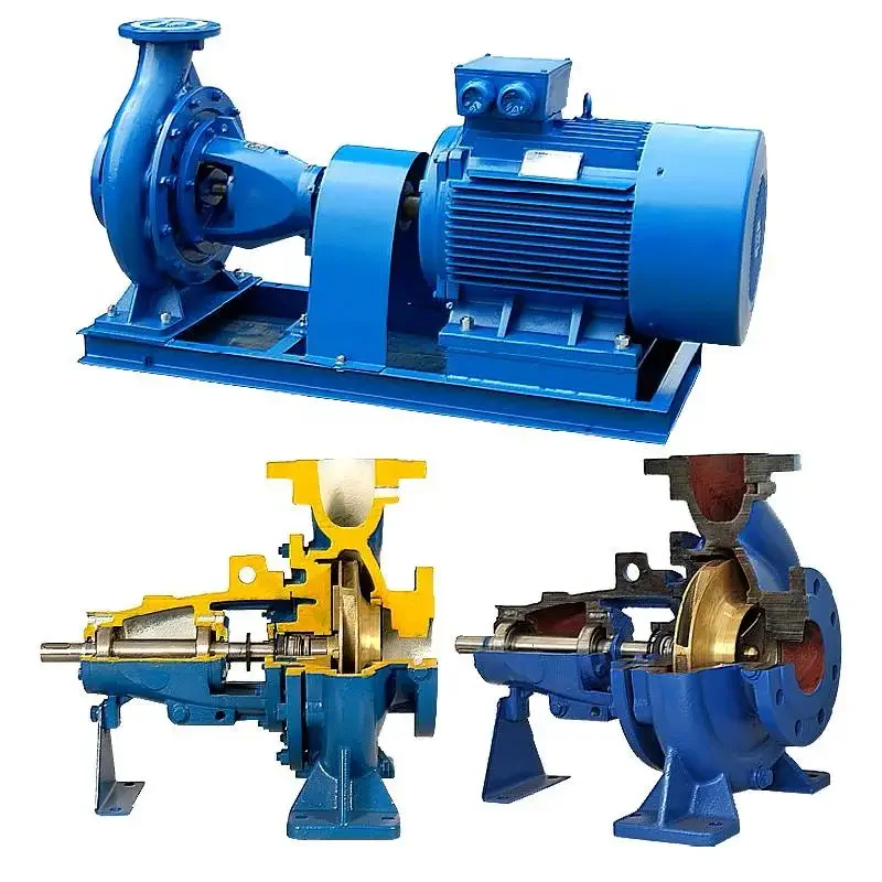 Factory Direct Water Industri Pump High Pressure Large Flow Electrical End Suction Centrifugal Water Pump