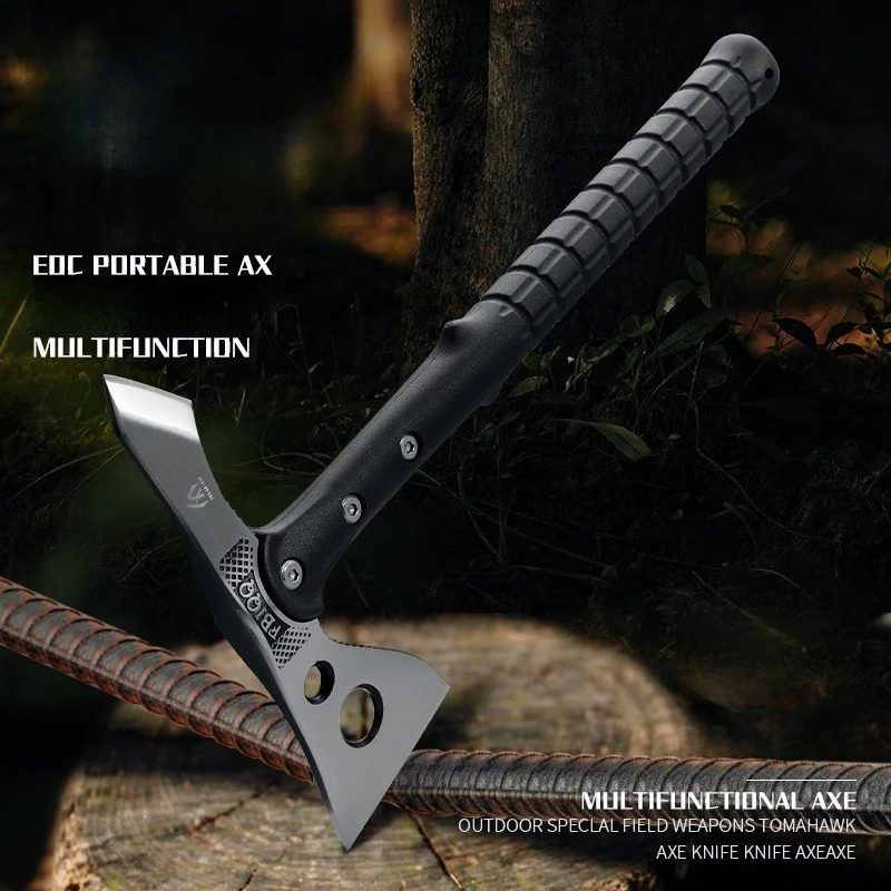 High Quality Multifunctional Outdoor  Tactical Axe Convenient Camping Survival Hammer Axe Self-defense Emergency EDC Tool