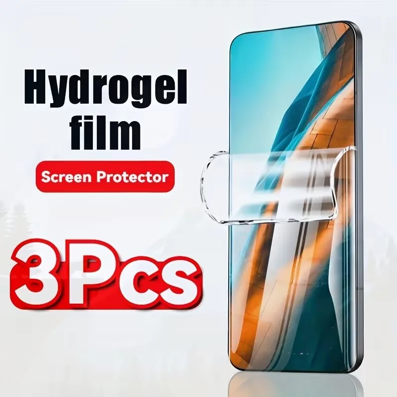 

3 шт. гидрогелевых пленок для Xiaomi 8, 8 Pro, 9T, 9 Lite, 10 Lite, 11 Lite, Note 10 Pro, Note 10 Lite, Redmi 14C 4G, защитная пленка для экрана