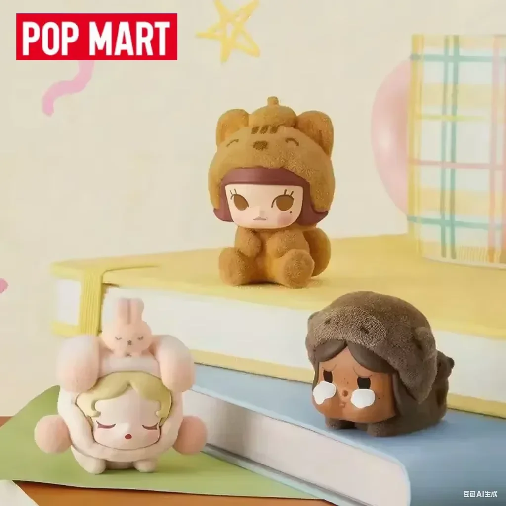 POP MART BEAN Pajamas Drag Series Blind Box Guess Bag Mystery Box Toys Doll Cute Figure Desktop Ornaments Girl Gift Collection view 2