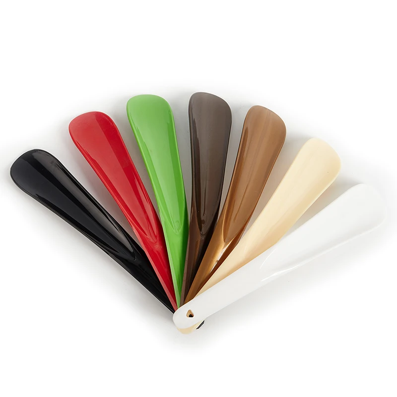 Plastic Extra Long Shoehorn Lazy Shoe Helper Long Handle Shoes Lifter Pull Shoehorn Slip Handle Long Shoehorn Random Color