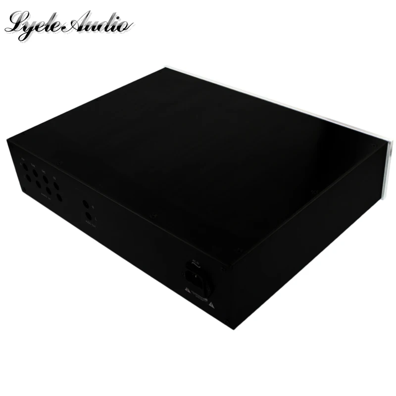 Lyele 312*425*90mm Amplifier Case All Aluminum Brushed Craft Case Enclosure