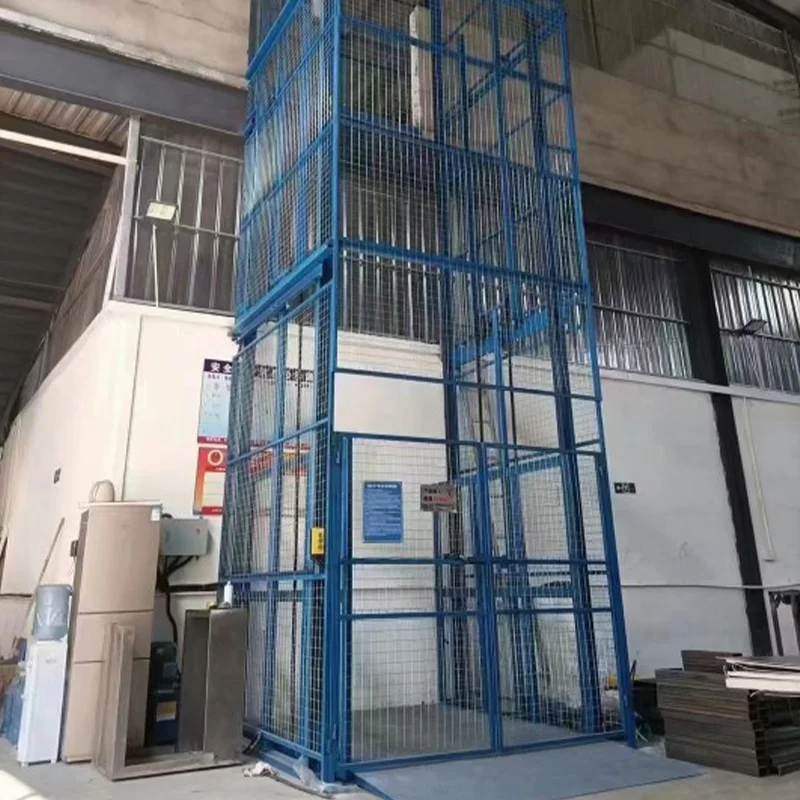 

1ton freight elevator for loading basement hydraulic goods lift warehouse freight elevator cargo lift