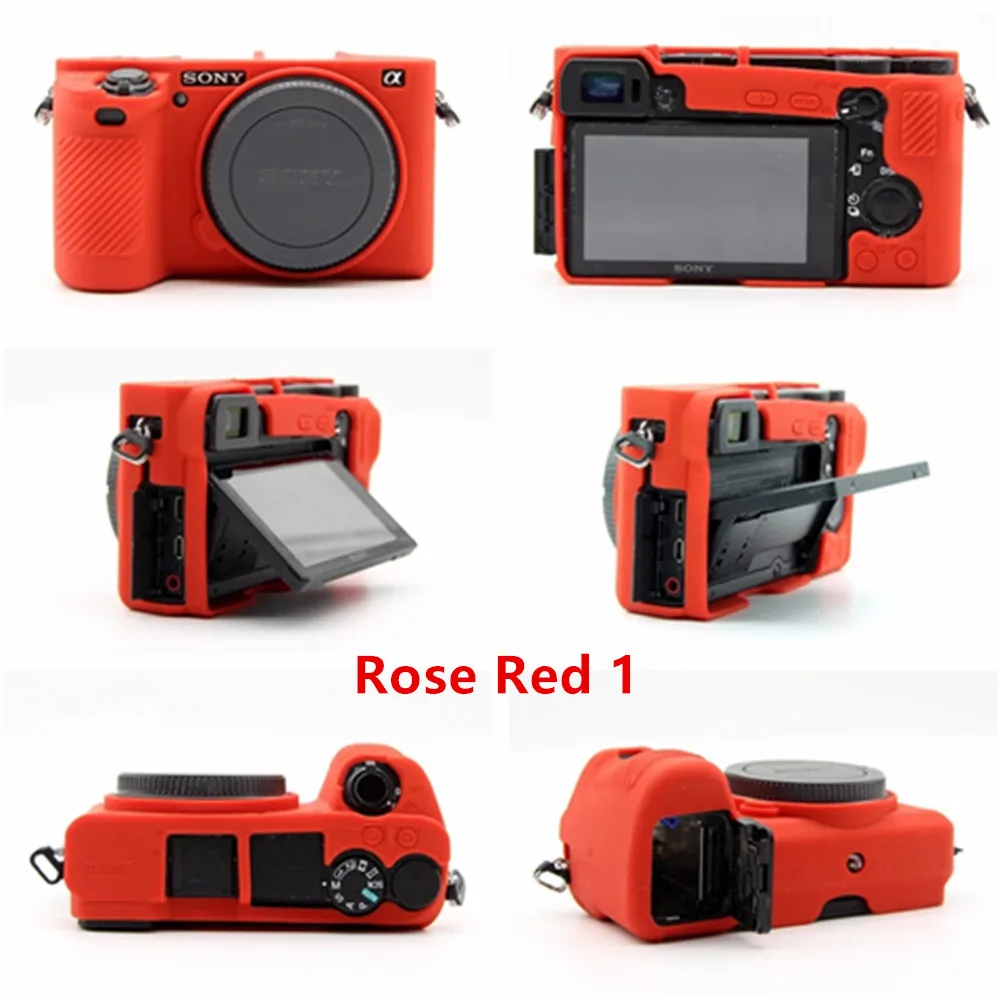 Rubber Silicon Case Body Cover Protector Skin for Sony A6500 ILCE6500 ILCE-6500 Camera