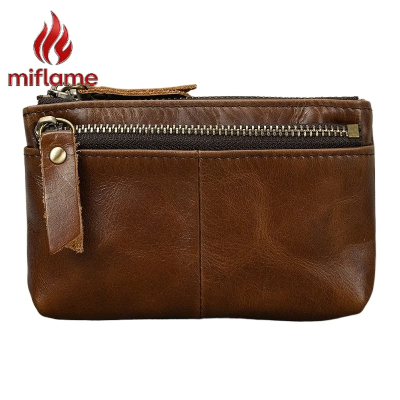 

Luxury Wallet Men's Vintage Genuine Leather Coin Purse for Handbag Organization Ideal for Travel Outing Events