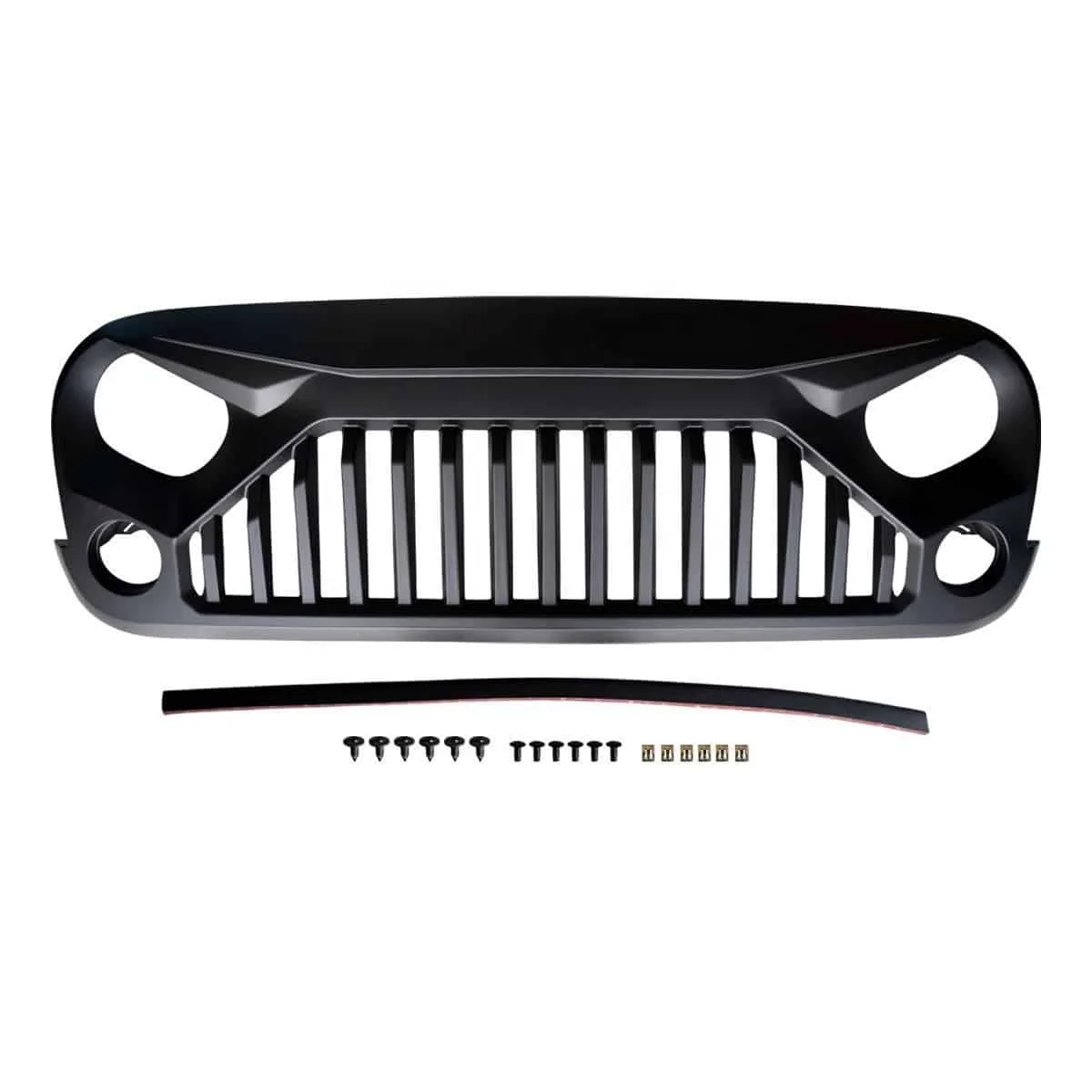 

Front Grill Matt Black Gladiator Grille for Wrangler Rubicon Sahara Sport JK/JKU 2007-2018