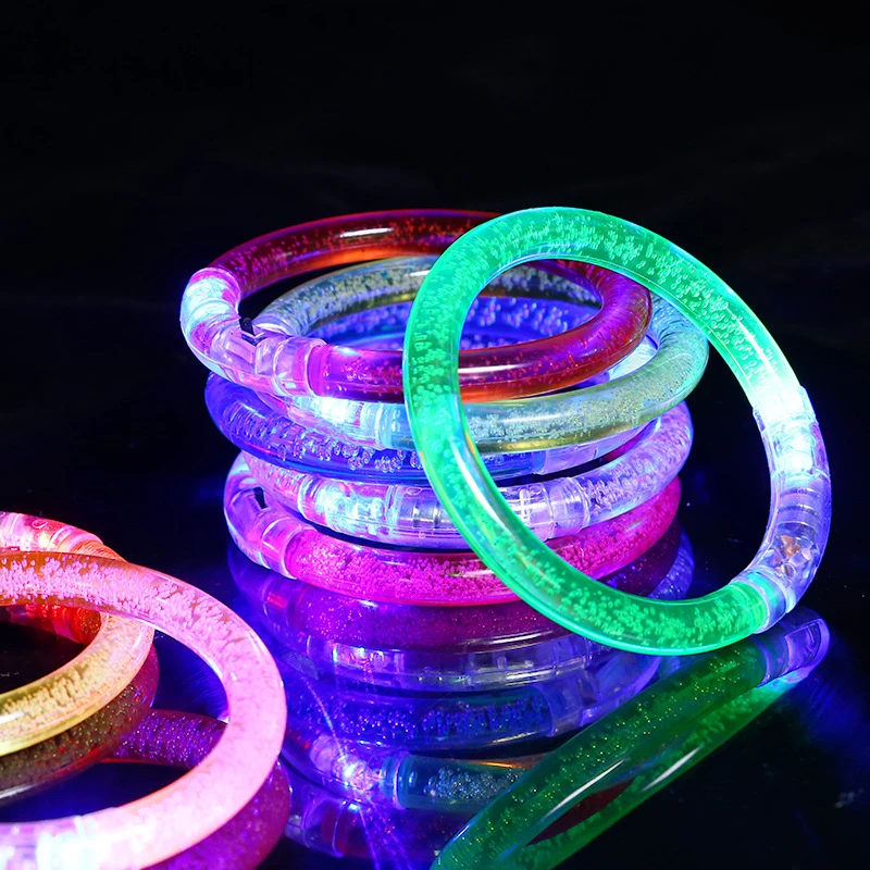 Acrylic Luminous Bracelet Colorful LED Light Bar Concert Support Bracelet Fluorescent Rod Wholesale