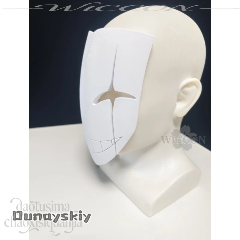 MAG COS*/Pierrotot 3D Polylactic Acid Mask Props Horror Clown Mask Halloween Party Cos The Freakak Anime Game Circsus Cosplay view 3