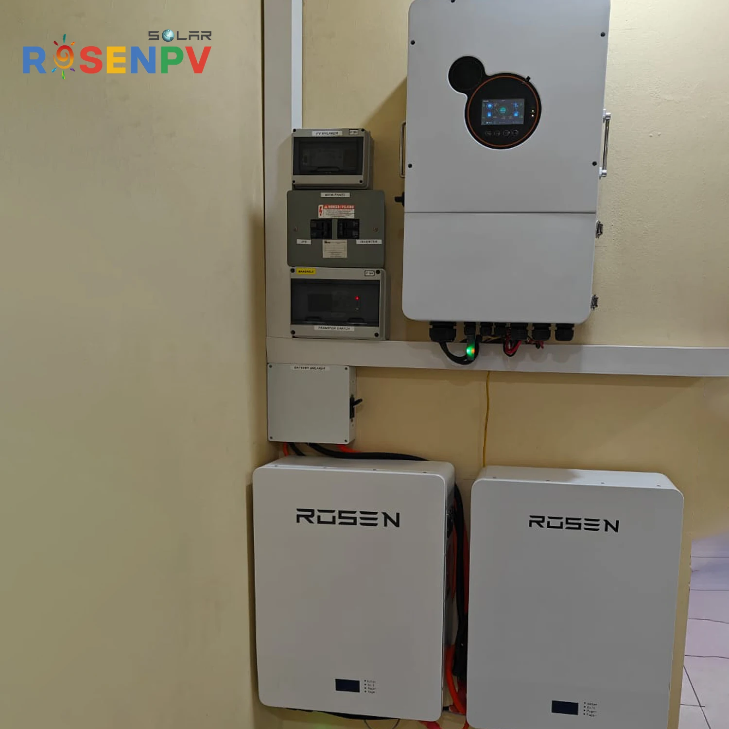 10kW Complete Set Solar Energy Storage System Hybrid on Off Grid for Residential Energy Backup