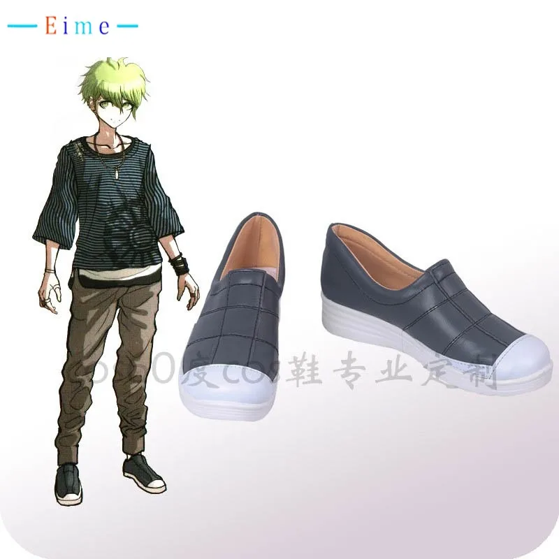 

Rantaro Amami Cosplay Shoes Halloween Carnival Boots Game Danganronpa V3 Cosplay Prop PU Leather Shoes Custom Made
