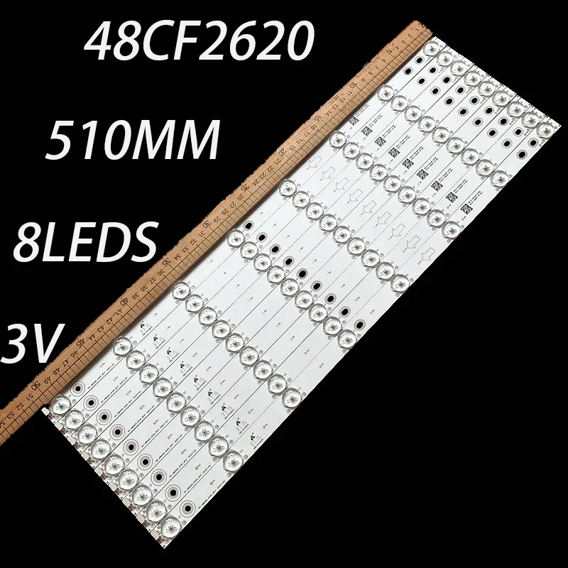 LED backlight 8 lamp for 48"TV LE48M90A LE48D8600 4C-LB480T-YH1HP TMT-48B2600-3030C-8S1P 48K100 48cf2620