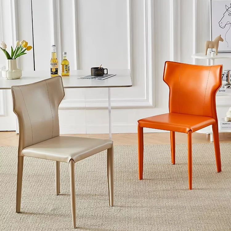 

Soft Backrest Dining Chairs With Soft Bags Stools For Home Use Living Room Hotels Negotiations