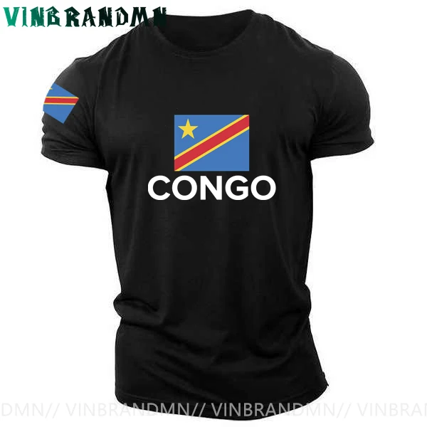 DR Congo men t shirts Fashion jerseys nation team cotton t-shirt gyms clothing tee country tops COD DROC Congo-Kinsha Congolese