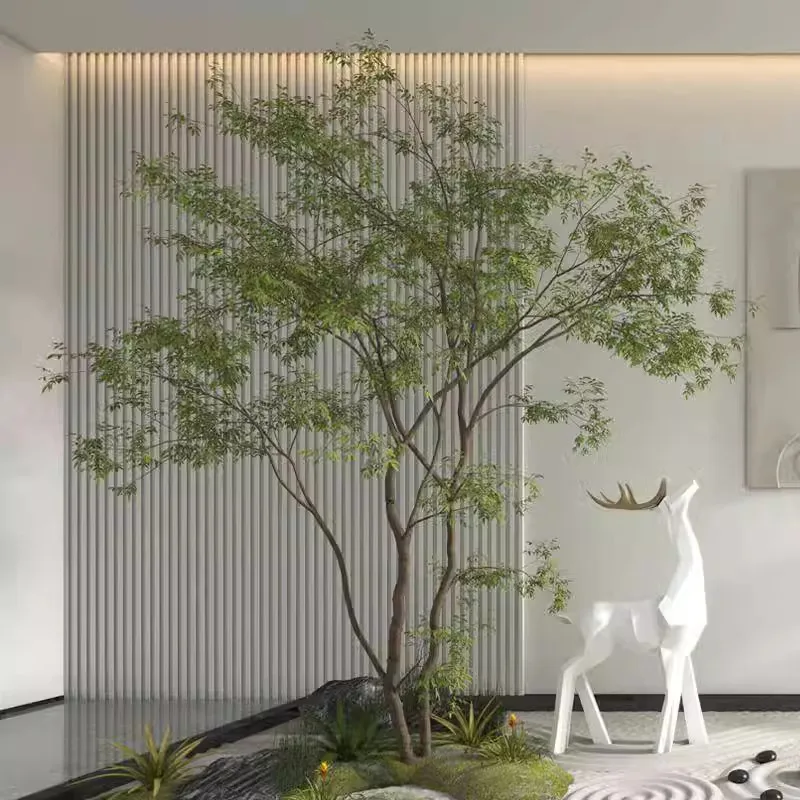Simulation tree green plant decoration indoor and outdoor landscape landscaping Nantian bamboo