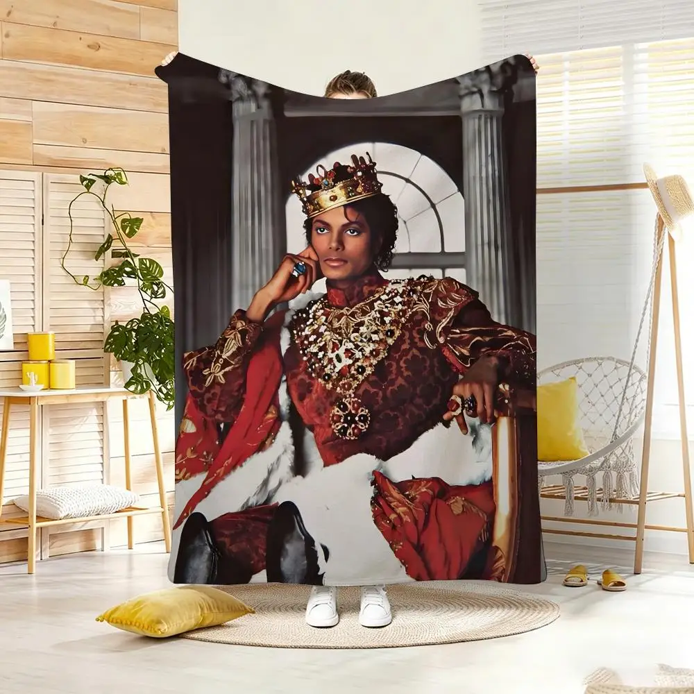 KPop M-Michael Jackson leichte 240g Flanelldecke, weich, hautfreundlich für die Sommerkühlung – Detail 8
